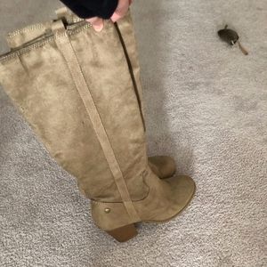 suede riding boots